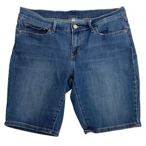 LEVI STRAUSS & CO Blue Long Denim Shorts Size 29